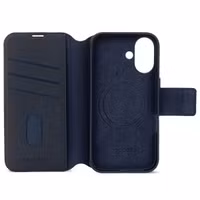 Decoded 2 in 1 Leather Detachable Wallet MagSafe Apple iPhone 16 - Navy