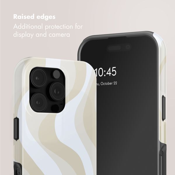 Selencia Vivid Back Cover with MagSafe Apple iPhone 16 Pro - Desert Waves Beige