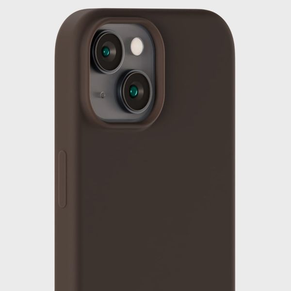 Holdit Silicone Case Apple iPhone 15 - Chocolate