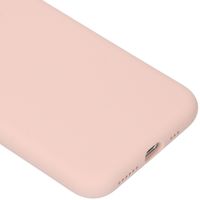 Accezz Liquid Silicone Backcover iPhone 11 Pro - Roze