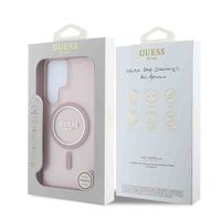 Guess MagSafe IML Glitter Gradient Case Samsung Galaxy S25 Ultra - Roze