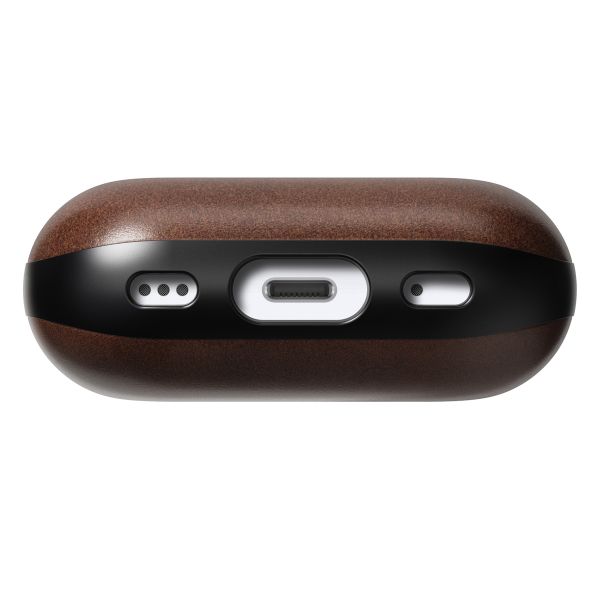 Nomad Horween Leather Case Apple AirPods Pro 2 - Rustic Brown