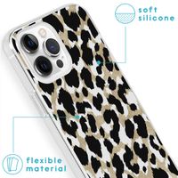 imoshion Design hoesje iPhone 13 Pro - Luipaard / Zwart