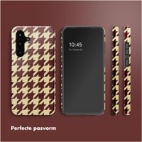 Selencia Vivid Backcover Samsung Galaxy S25 FE - Pied-de-Poule