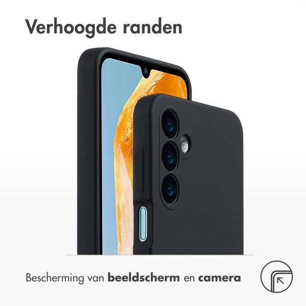 Accezz Liquid Silicone Backcover Samsung Galaxy A16 - Zwart