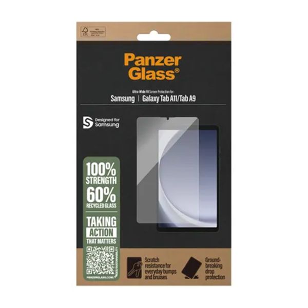 PanzerGlass Ultra Wide Fit Screenprotector Samsung Galaxy Tab A11 / A9 8.7 inch