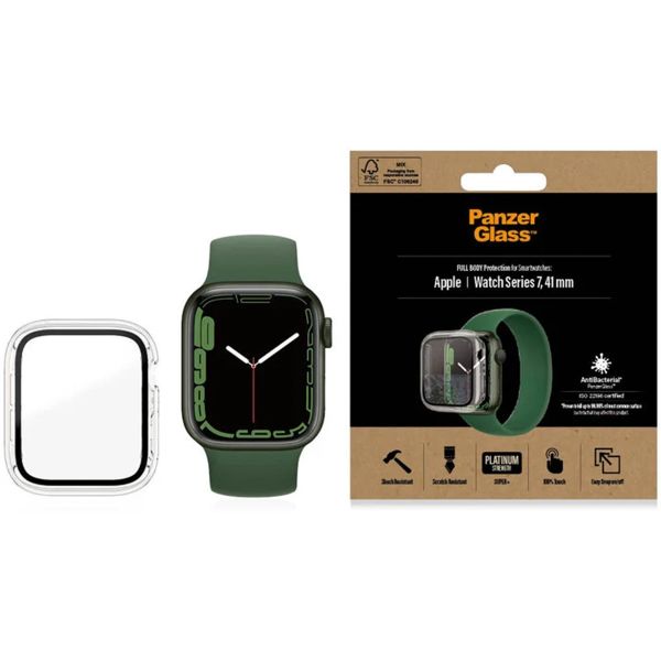 PanzerGlass Full Body Case Apple Watch Series 7 / 8 / 9 (41 mm) - Transparant