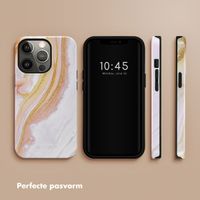 Selencia Vivid Tough Backcover iPhone 13 Pro - Chic Marble Gold