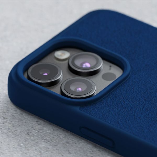 Njorð Collections Suède Comfort+ Case MagSafe Apple iPhone 15 Plus - Blue