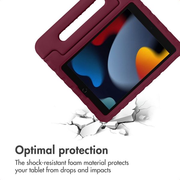 imoshion Kids-Proof Back Cover with Handle Apple iPad 9 (2021) 10.2 inch / iPad 8 (2020) 10.2 inch / iPad 7 (2019) 10.2 inch - Velvet Plum