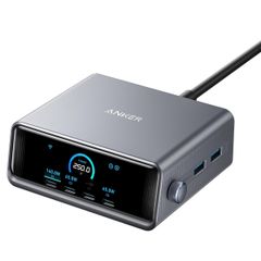 Anker Prime Charger 250 watt GaNPrime | Dockingstation met 6 poorten