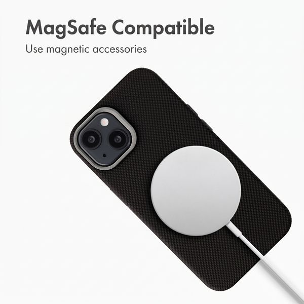 Accezz Mesh Back Cover with MagSafe Apple iPhone 15 - Black