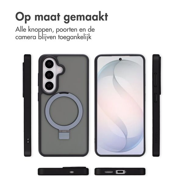 Accezz Ring Stand Backcover met MagSafe Samsung Galaxy S26 - Zwart
