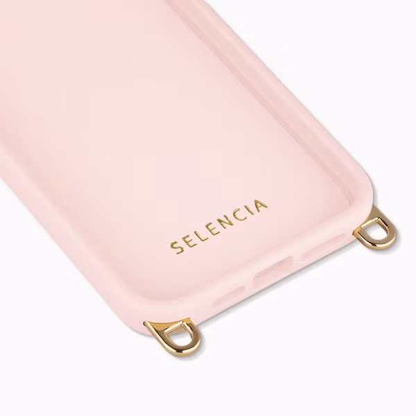 Selencia Rivièra MagSafe Backcover met afneembare haakjes Apple iPhone 14 Pro - Sorbet Pink