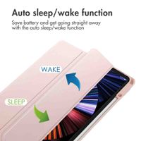 imoshion Trifold Hard Case Book Cover Apple iPad Pro 12.9 (2018/2020/2021/2022) - Pink