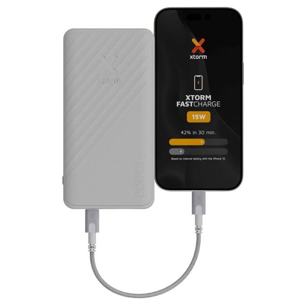 Xtorm Go2 | Powerbank 10.000 mAh - Ash White