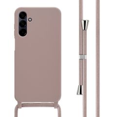 imoshion Siliconen hoesje met koord Samsung Galaxy A15 (5G/4G) - Sand Pink