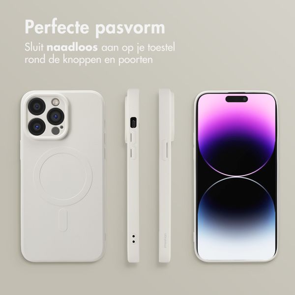 imoshion Color Backcover met MagSafe Apple iPhone 14 Pro Max - Beige
