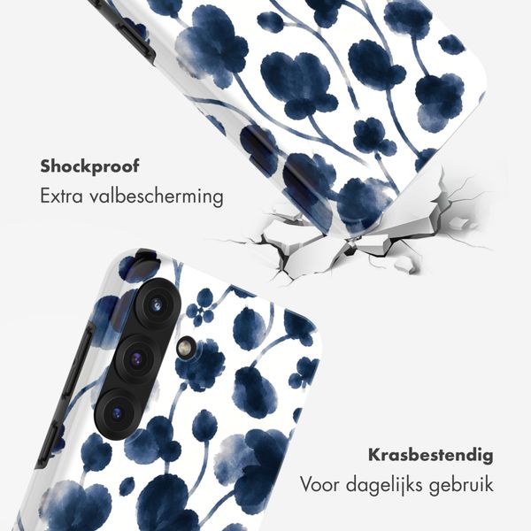 Selencia Vivid Backcover met MagSafe Samsung Galaxy S25 - Midnight Blossom
