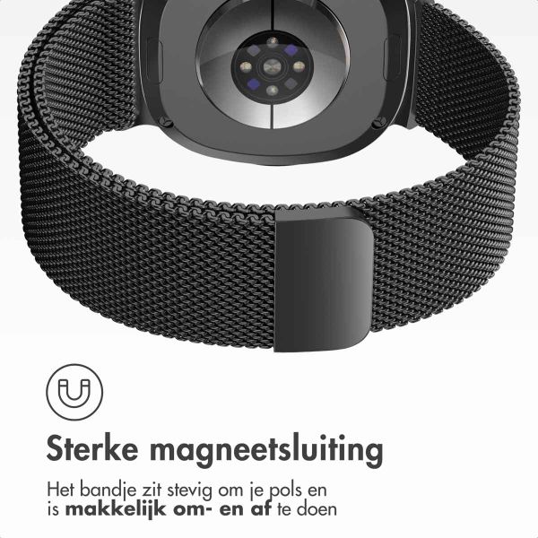 imoshion Milanees magnetisch bandje Samsung Galaxy Watch 8 (40/44mm) / Classic (46mm) - Zwart