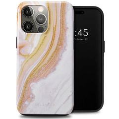 Selencia Vivid Backcover Apple iPhone 15 Pro Max - Chic Marble Gold
