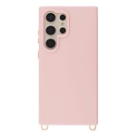 Selencia Rivièra MagSafe Backcover met afneembare haakjes Samsung Galaxy S24 Ultra - Sorbet Pink