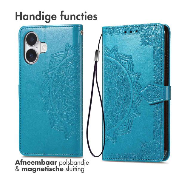 imoshion Mandala Bookcase Apple iPhone 17 - Turquoise
