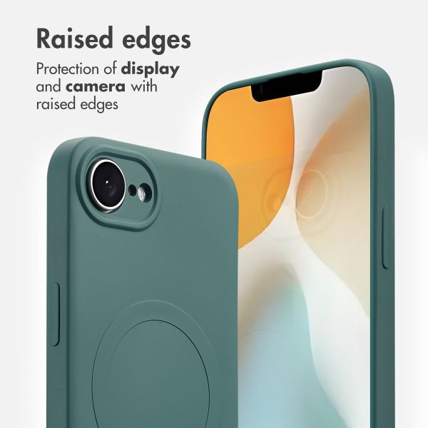 imoshion Colour Back Cover with MagSafe Apple iPhone 17e / 16e - Dark Green