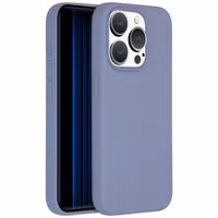 Accezz Liquid Silicone Backcover Apple iPhone 15 Pro - Lavender Grey