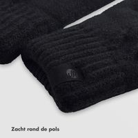 Selencia Wol Look Touchscreen Handschoenen - Vrouwen - Maat M - Zwart