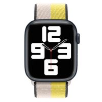 Apple Sport Loop Band Apple Watch Series 1 t/m 10 / SE / Ultra (2) (44/45/46/49 mm) - Oat Milk/Lemon Zest