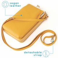 imoshion Vegan Lederen Telefoontasje Crossbody - Geel