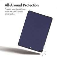 imoshion Trifold Book Case Apple iPad 9 (2021) 10.2 inch / iPad 8 (2020) 10.2 inch / iPad 7 (2019) 10.2 inch - Dark Blue