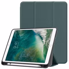 imoshion Trifold Bookcase Apple iPad 6 (2018) 9.7 inch / iPad 5 (2017) 9.7 inch / Air 2 (2014)/Air 1 (2013) - Donkergroen