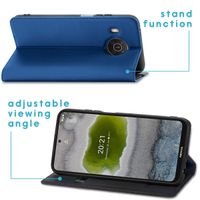 imoshion Slim Folio Bookcase Nokia X10 / X20 - Blauw