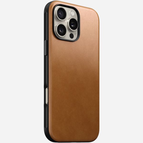 Nomad Modern Leather Case iPhone 16 Pro Max - English Tan