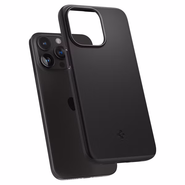 Spigen Thin Fit Backcover Apple iPhone 15 Pro - Zwart