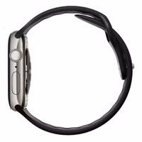 Nomad Tempo siliconen band Apple Watch Series 1 - 11 / SE / Ultra (44/45/46/49 mm) - Black