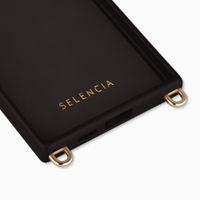 Selencia Rivièra MagSafe Backcover met afneembare haakjes Samsung Galaxy S24 Ultra - Velvet Black