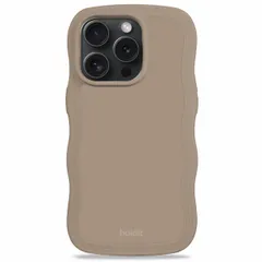 Holdit Wavy Case iPhone 15 Pro - Mocha Brown