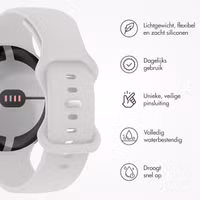 imoshion Siliconen⁺ bandje Google Pixel Watch 3 / 4 (45 mm) - Maat L - Wit