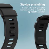 imoshion Siliconen bandje Xiaomi Smart Band 9 / 8 Pro / Redmi Watch 6 / 5 / 4 - Zwart