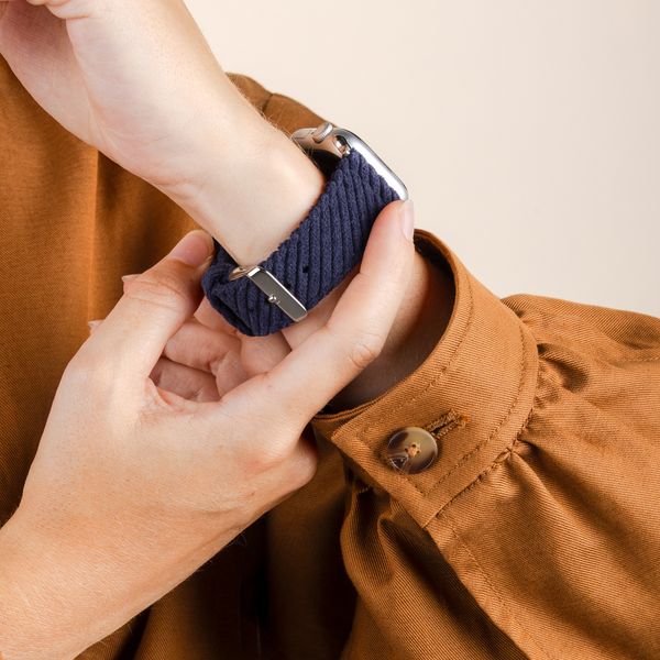 imoshion Corduroy bandje Apple Watch | 38/40/41/42 mm - Donkerblauw