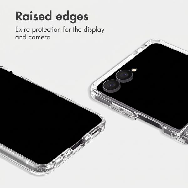 Accezz Xtreme Impact Back Cover with MagSafe Samsung Galaxy Z Flip 8 - Transparent