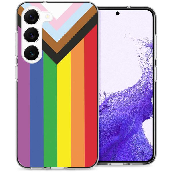 imoshion Design hoesje Samsung Galaxy S23 - Rainbow flag