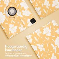 imoshion 360° Draaibare Design Bookcase Apple iPad Pro 12.9 (2018/2020/2021/2022) - Yellow Flowers