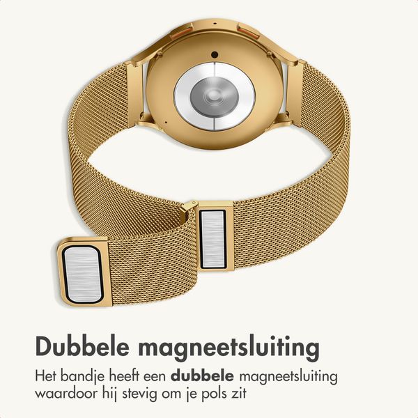 imoshion Milanees magnetisch bandje  - Universeel 20 mm aansluiting - Goud