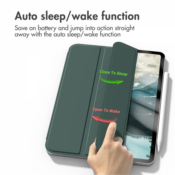 imoshion Magnetic Book Case Apple iPad Pro 13 (2025) M5 / (2024) M4 - Dark Green