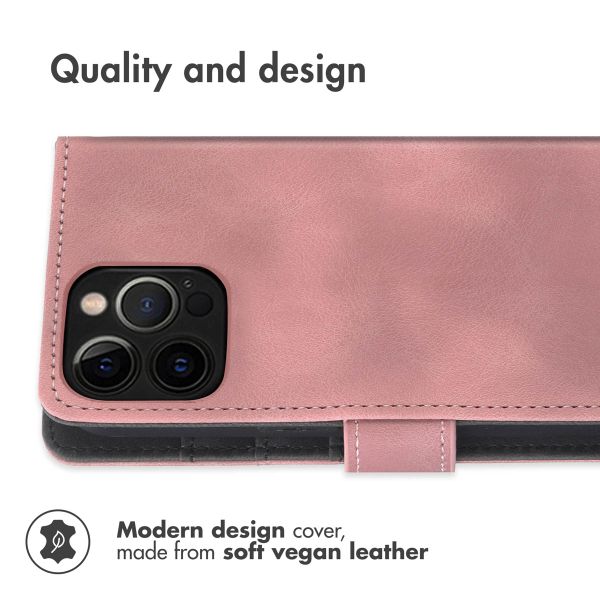 imoshion Bookcase with Strap Apple iPhone 12 (Pro) - Pink