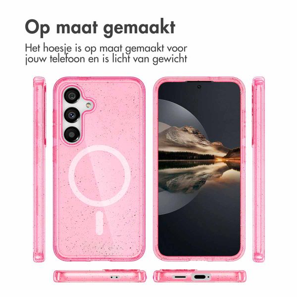 imoshion Sparkle Backcover met MagSafe Samsung Galaxy S25 Plus - Roze